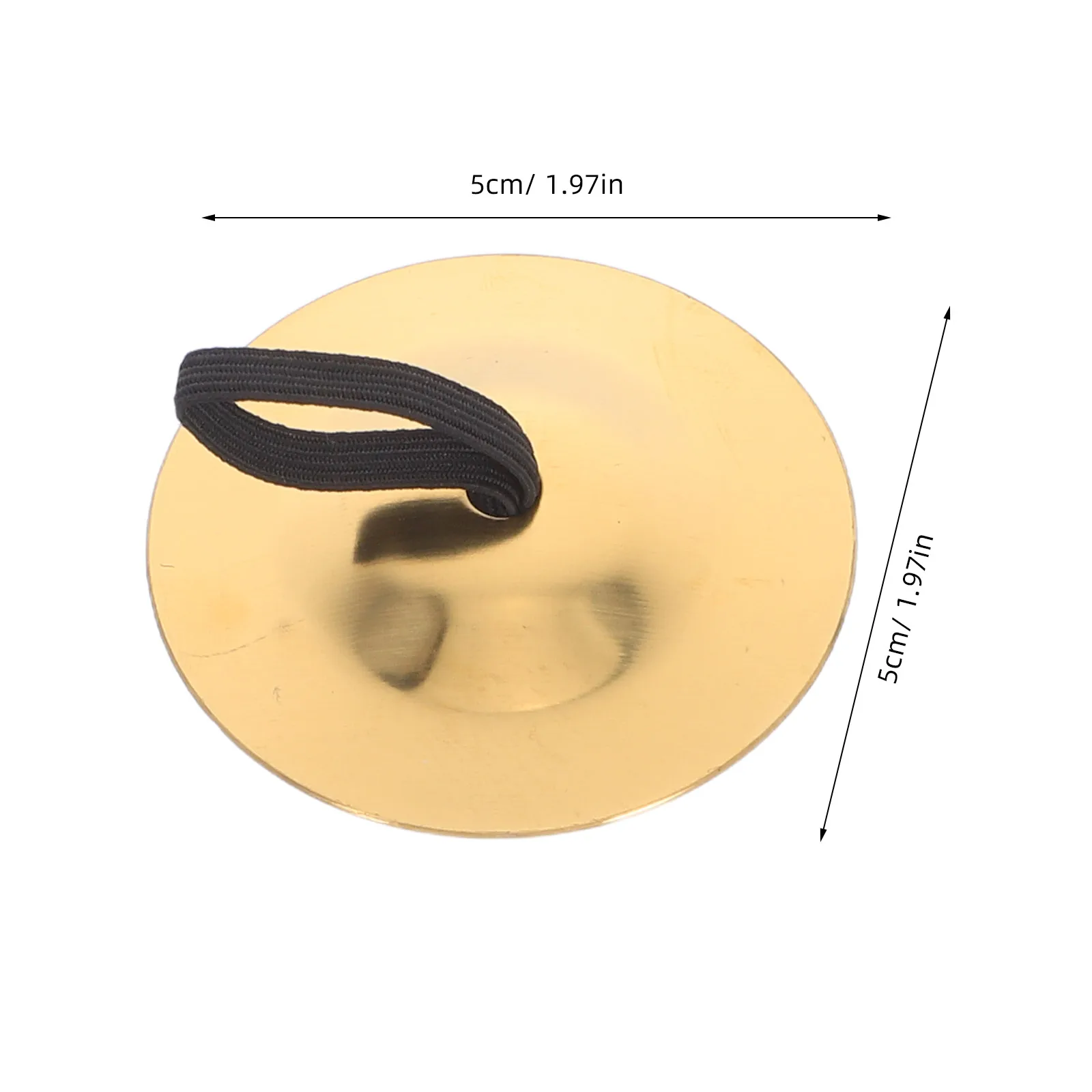 3 أزواج من أدوات الإيقاع النحاسية مقاس 5 سم لتعليم موسيقى أورف وحفلات الرقص والفصول الدراسية والأداء الخارجي