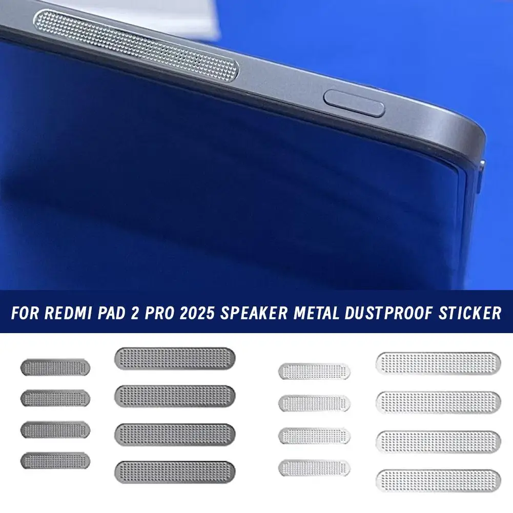 

8PCS Metal Dustproof Net Stickers for Redmi Pad 2 Pro Earpiece Mesh Anti Dust Metal Mesh Speaker Protective Net ﻿ E4O4