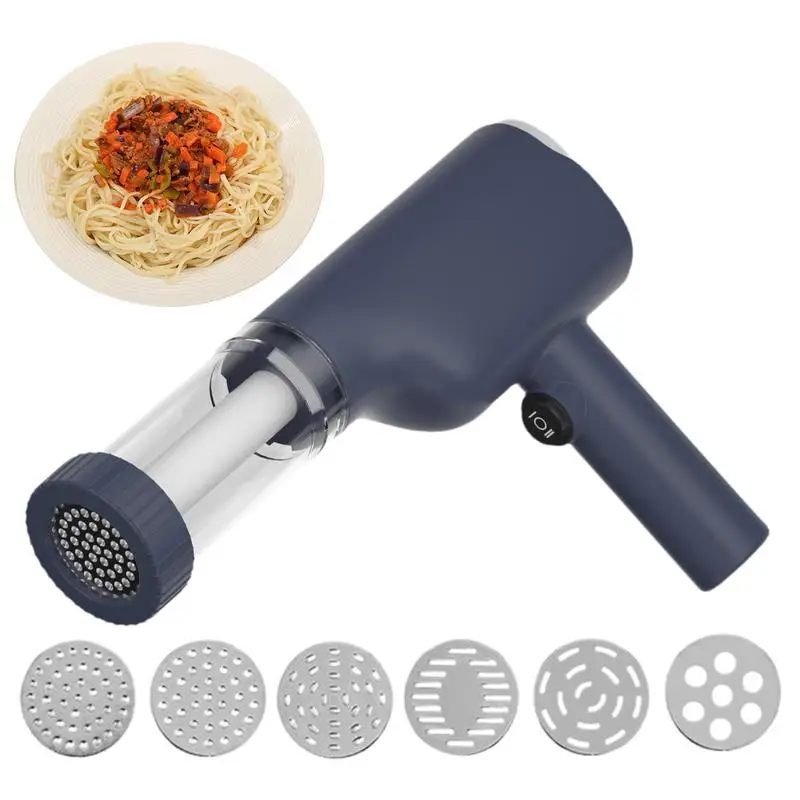 Multi-function Electric Wireless Handheld Efficient Pasta Maker Machine Kitchen Portable Easy Clean Noodle Making Machine Pasta