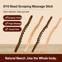 Rolling Pin Universal Back Needle Massage Tendons Beech Wood Scraping Stick Point Treatment Guasha Relax Therapy Tool