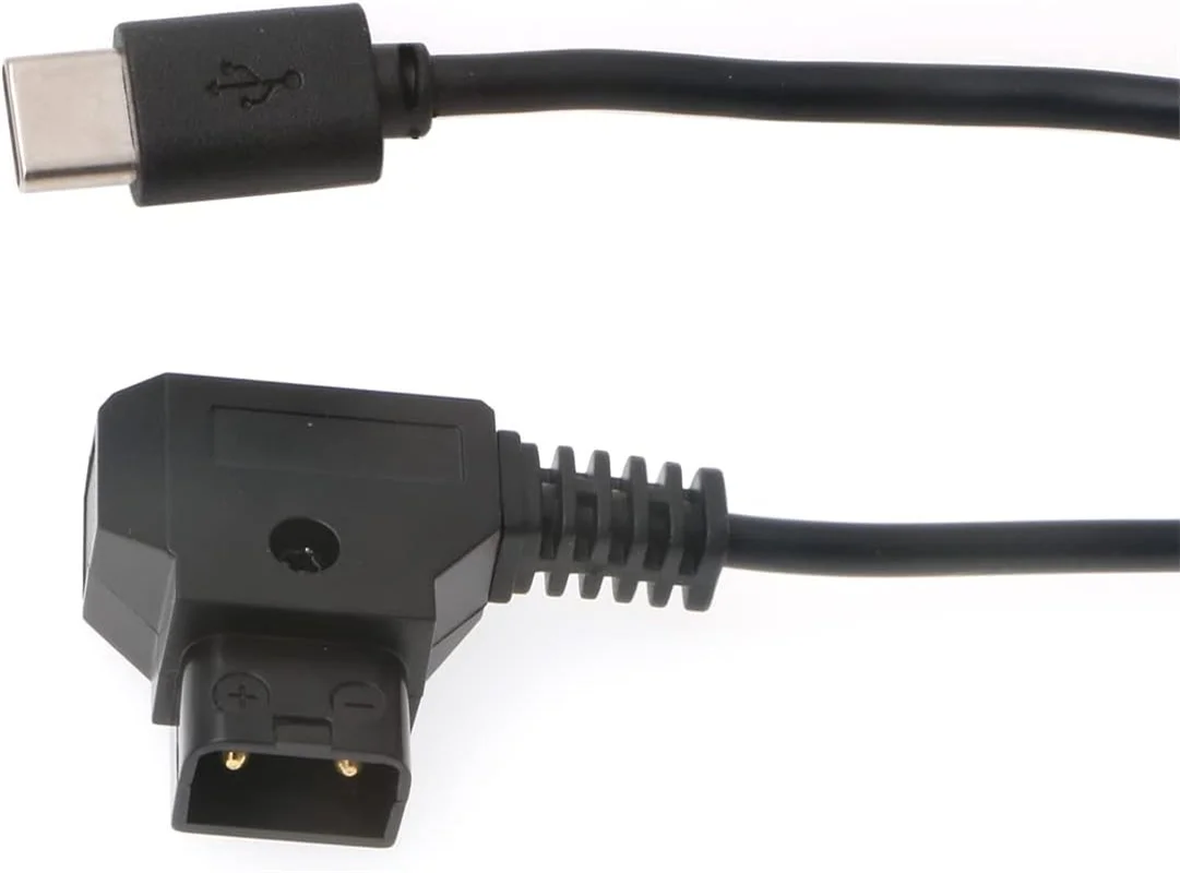 Cabo de alimentação USB-C 5V 2A para Blackmagic Design Micro Conversor D-tap para Tipo-C Cabo Alvin's Cables 60cm | 24 polegadas