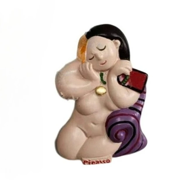 Cartoon-Malerei 3D-Personalisiertes Design Harz-Kühlschrankmagnet für Zuhause und Küche