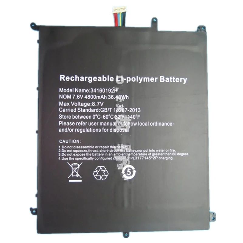 

34160192P 34154184P HW-34154184 PT2877164-2S TY-3275151 Laptop Battery For Chuwi Aerobook CWI510 G139 LapBook SE CWI547 CWI528