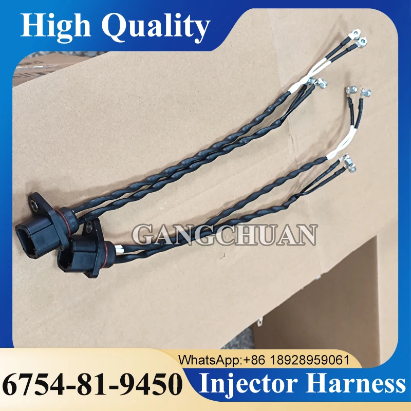 

3PC PC200-8 Injector Wiring Harness 6754-81-9450 6754819450 Injector Cable for Komatsu PC200-8 Excavator Harness