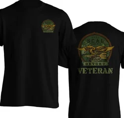 Naval Seals DEVGRU Seal Team Six Veteran T-Shirt 100% Cotton O-Neck Summer Short Sleeve Casual Mens T-shirt Size S-3XL