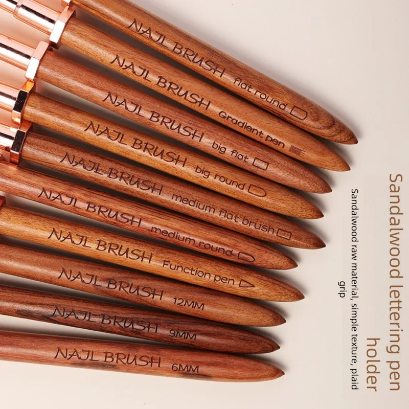 Pluma de fototerapia con pegamento para uñas, pincel de Gel UV, pincel acrílico, pinceles profesionales para decoración de uñas, pincel para pintar y dibujar, herramientas de manicura