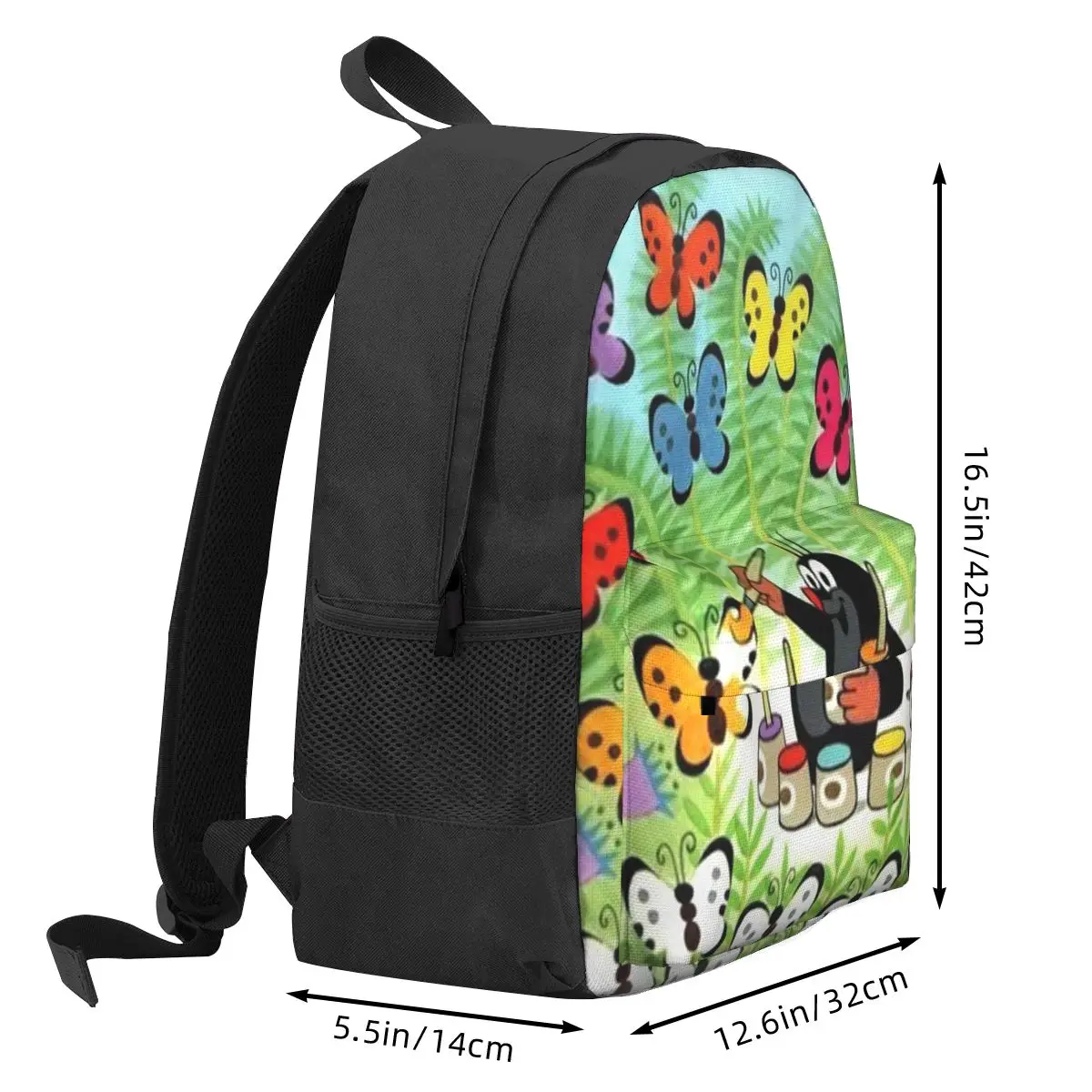 The Little Mole Krtek ransel Laptop wanita, tas sekolah anak modis Mochila ransel anti air remaja