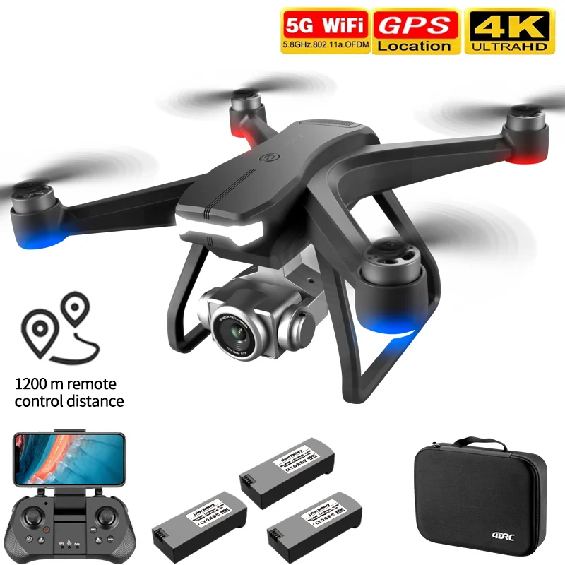 F11 PRO GPS Drone 4K 6K Dual HD Camera Professional Aerial Photography Brushless Motor Quadcopter RC Distance1200M