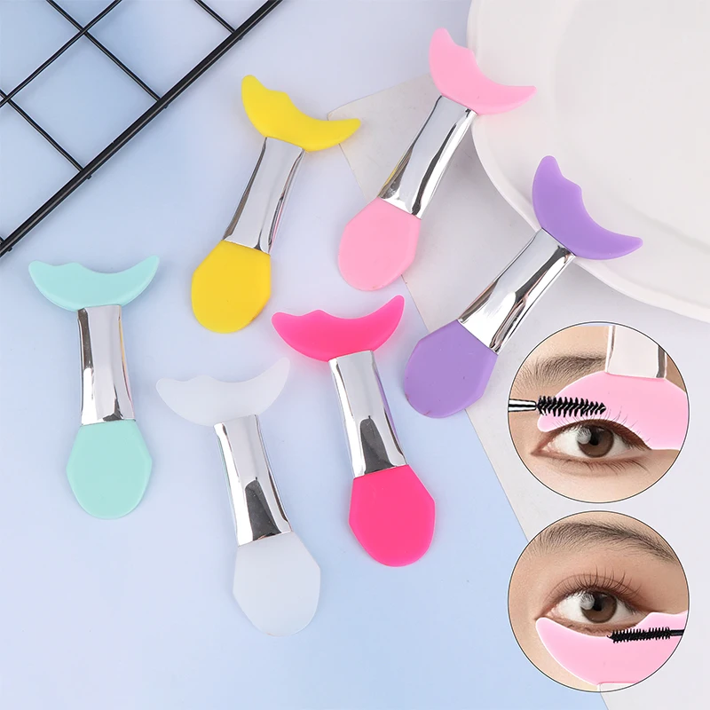 1pcs Silicone Eyeliner Auxiliary Artifact Cosmetic Products To Draw Eyeliner Eyebrow Lipstick Auxiliary Tool