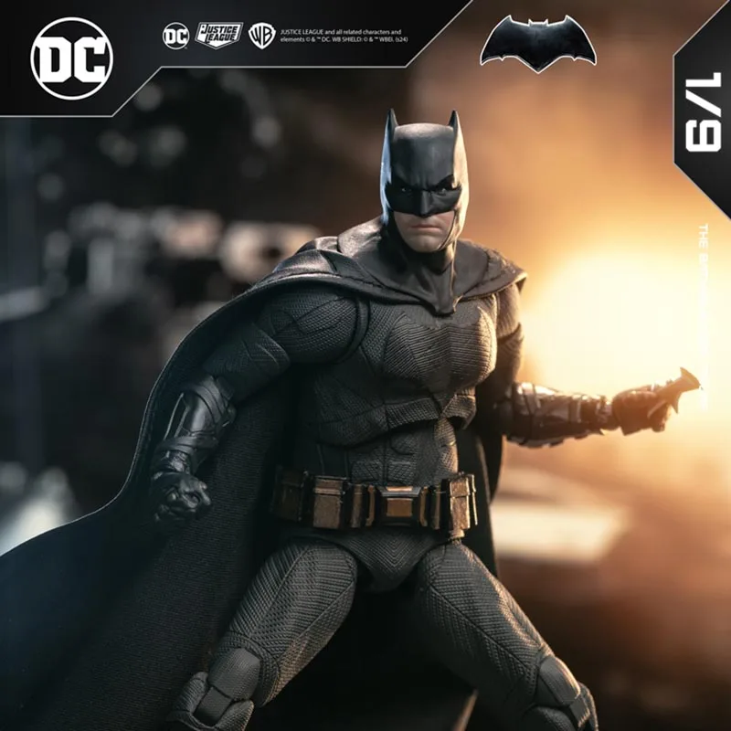 Genuine 1/9 Fondjoy The Batman Figure Dc Justice League Figure Detective Comics New Batman Pvc Model Decoration Kids Xmas Gift