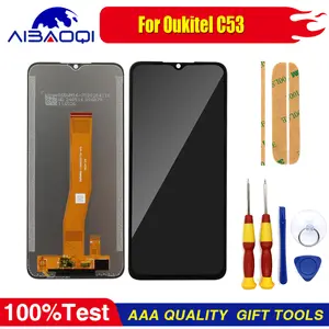 Bilashmart XUNQIYI BackShell Original Touch Screen Oukitel C53 LCD Display With Frame Replacement Parts