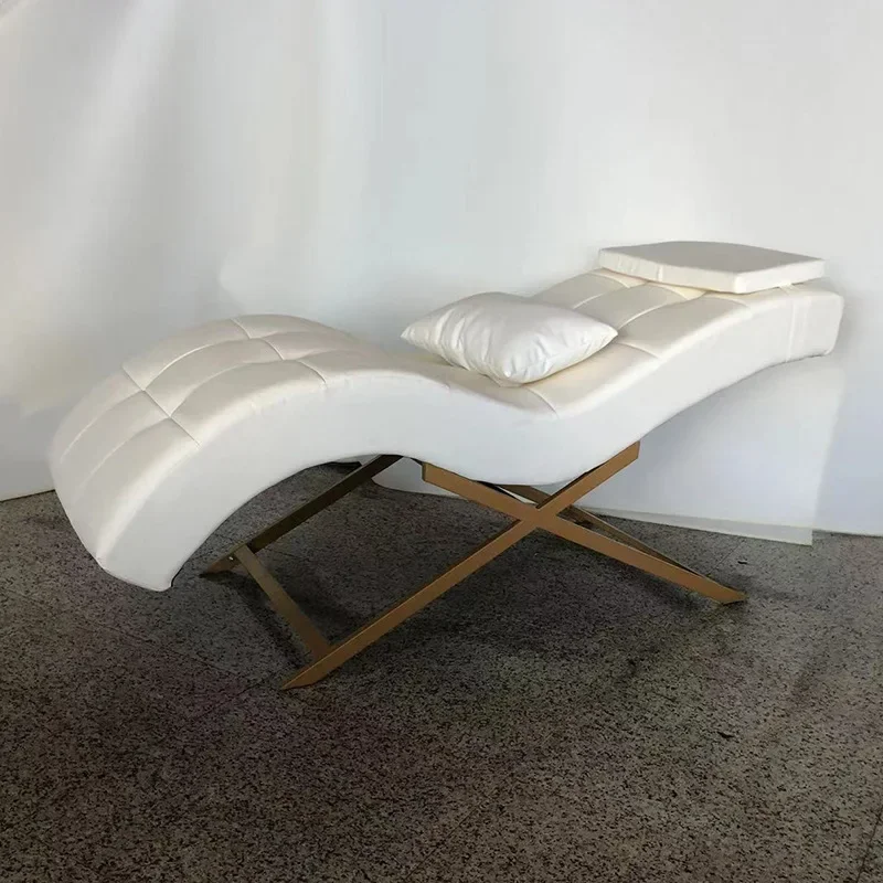 Beauty Spa Salon Bed  Black Arc-Shaped Massage Tables Lay Down Curved Eye Lash Bed