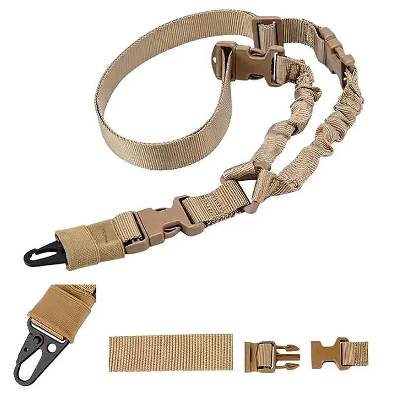 1PCS Imbracatura tattica esterna Singolo punto CS Pistola Corda Diagonale Corda di sicurezza Cintura tattica mimetica unisex per gli sport di caccia