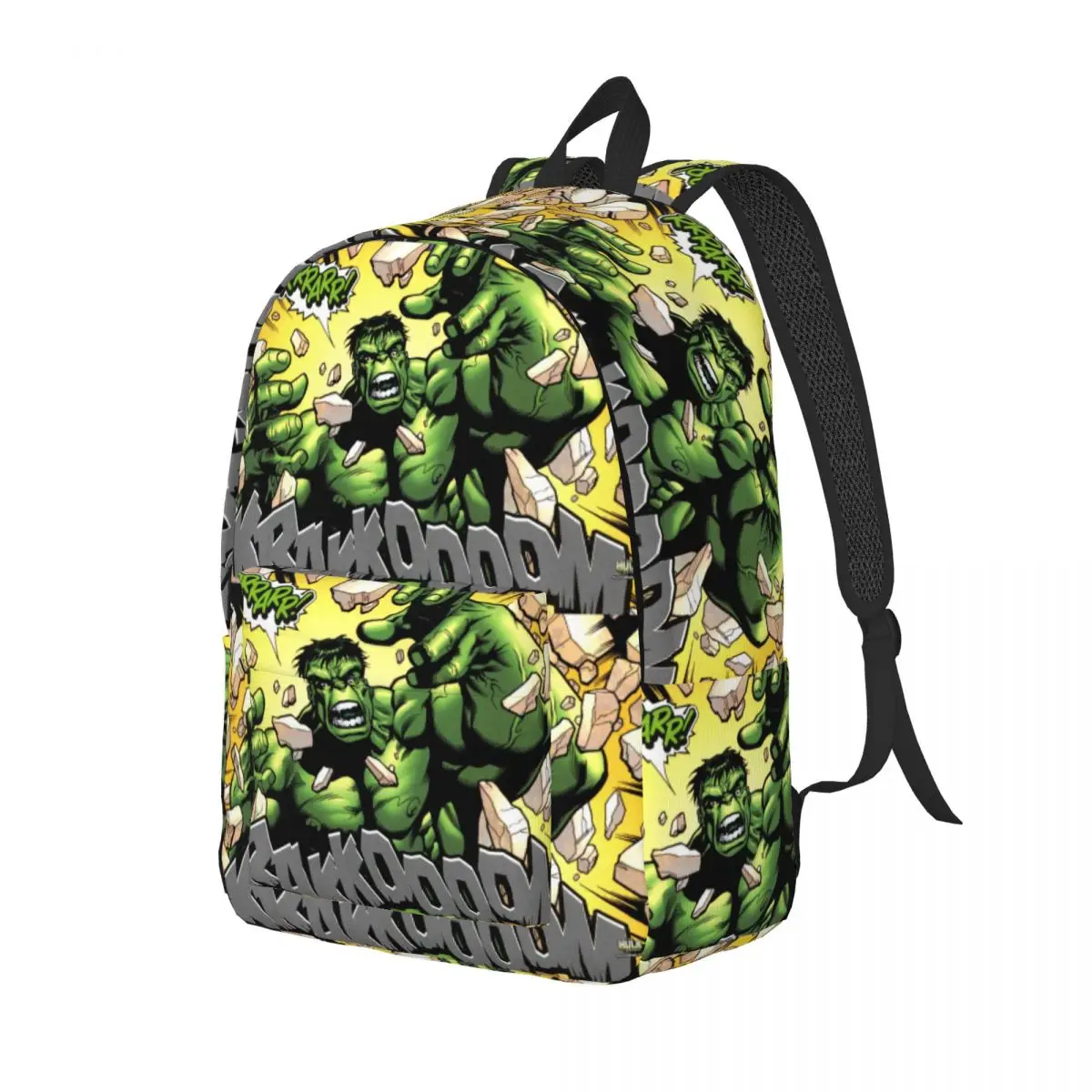 Custom Hulk Wallpaper Travel Canvas Backpack Women Men School Computer Bookbag College Student Daypack Bags