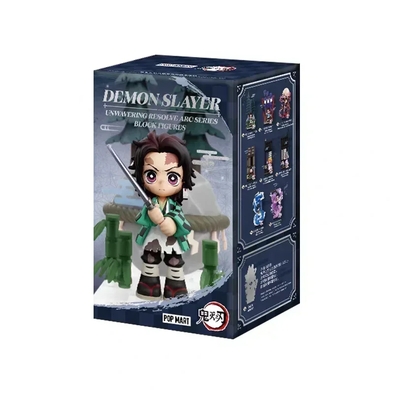 POP MART DEMON SLAYER Série Unwavering Resolve Arc Figurines Blocs Boîte Mystère Jouets Originaux Sac Surprise Boîte Mystère Poupée Ornement