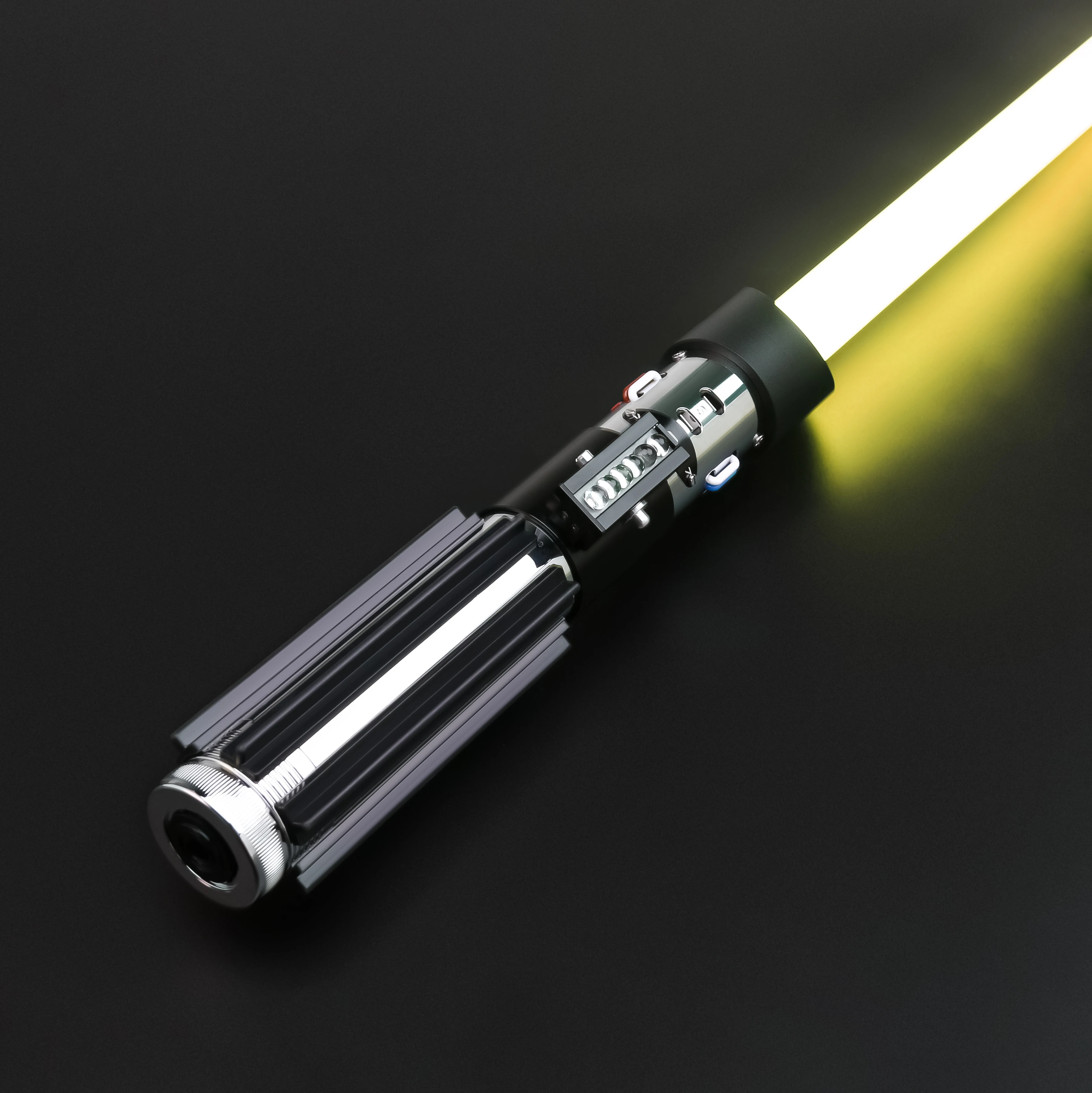 TXQSABER Lightsaber Replica Vader EP5 SD RGB Noe Pixel Light Sword Metal Handle FOC Smooth Swing Blaster Jedi Laser Sword Toys