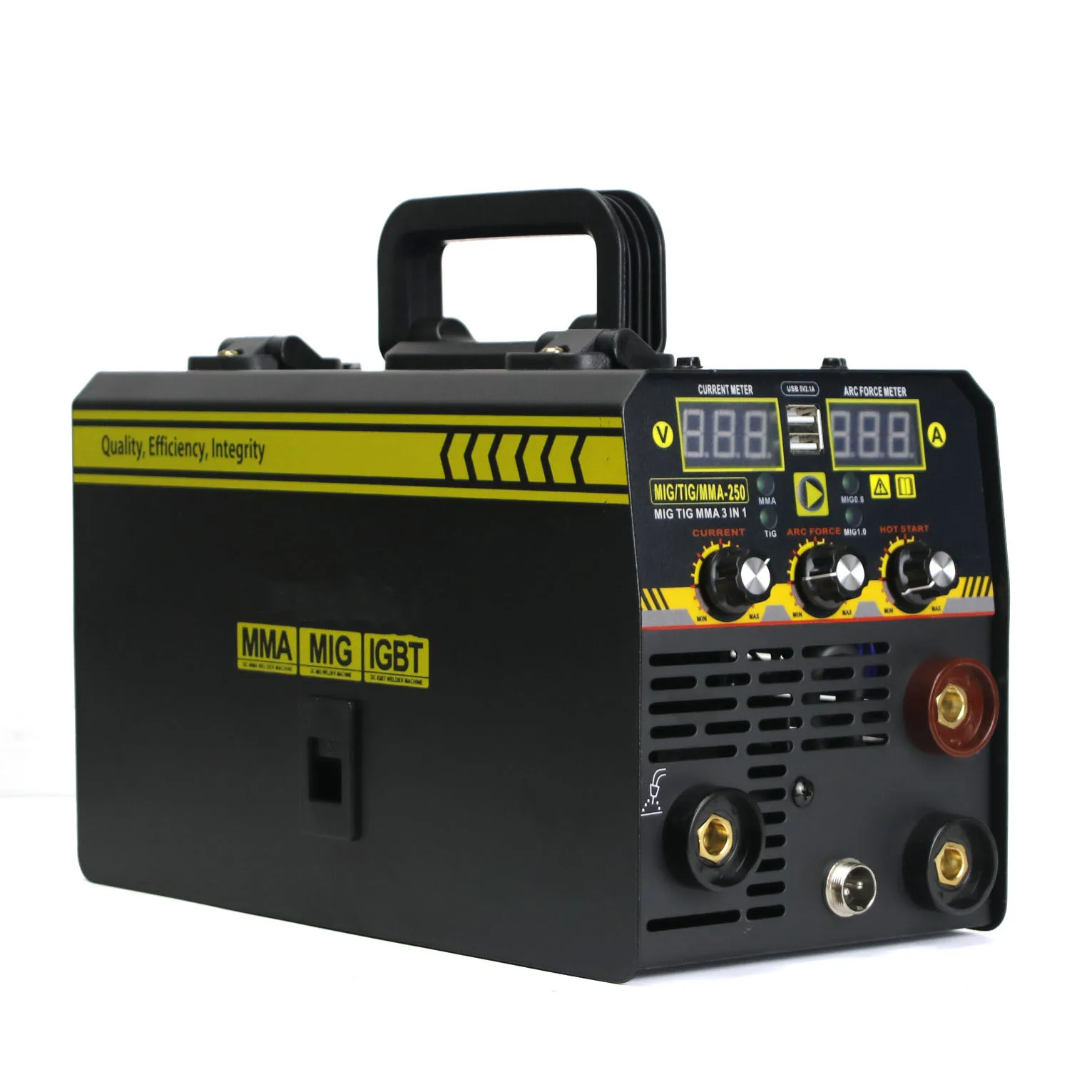 New High Quality Portable Home-Use 220V Gasless MMA/MIG 3-in-1 Multi-Function Welder with Manual Arc Welding