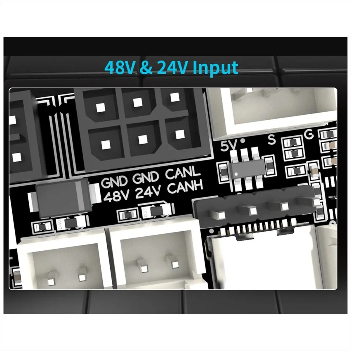 baay-dfh-pitb-v20-マザーボード-rp2040-ベースの強力な-xy-モータードライバーモジュール、can-canfd-インターフェース搭載、オンボード-2-つの-tmc5160