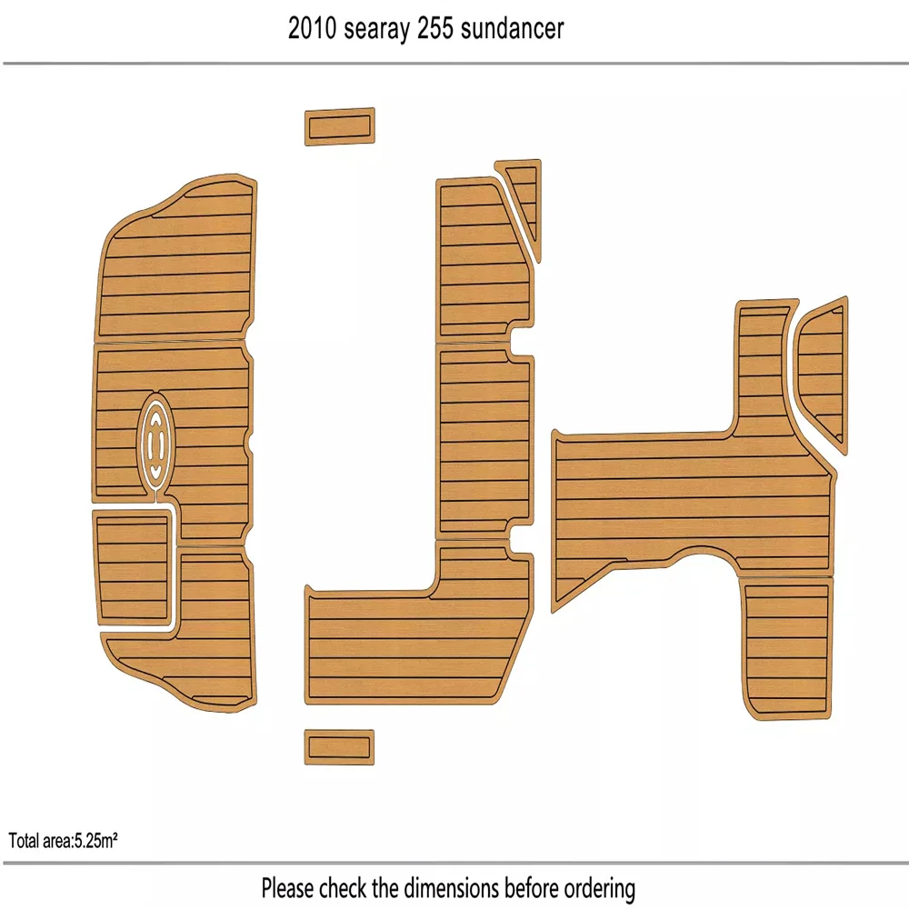 2008-2013 searay 255 sundancer Cockpit Swim platform 1/4