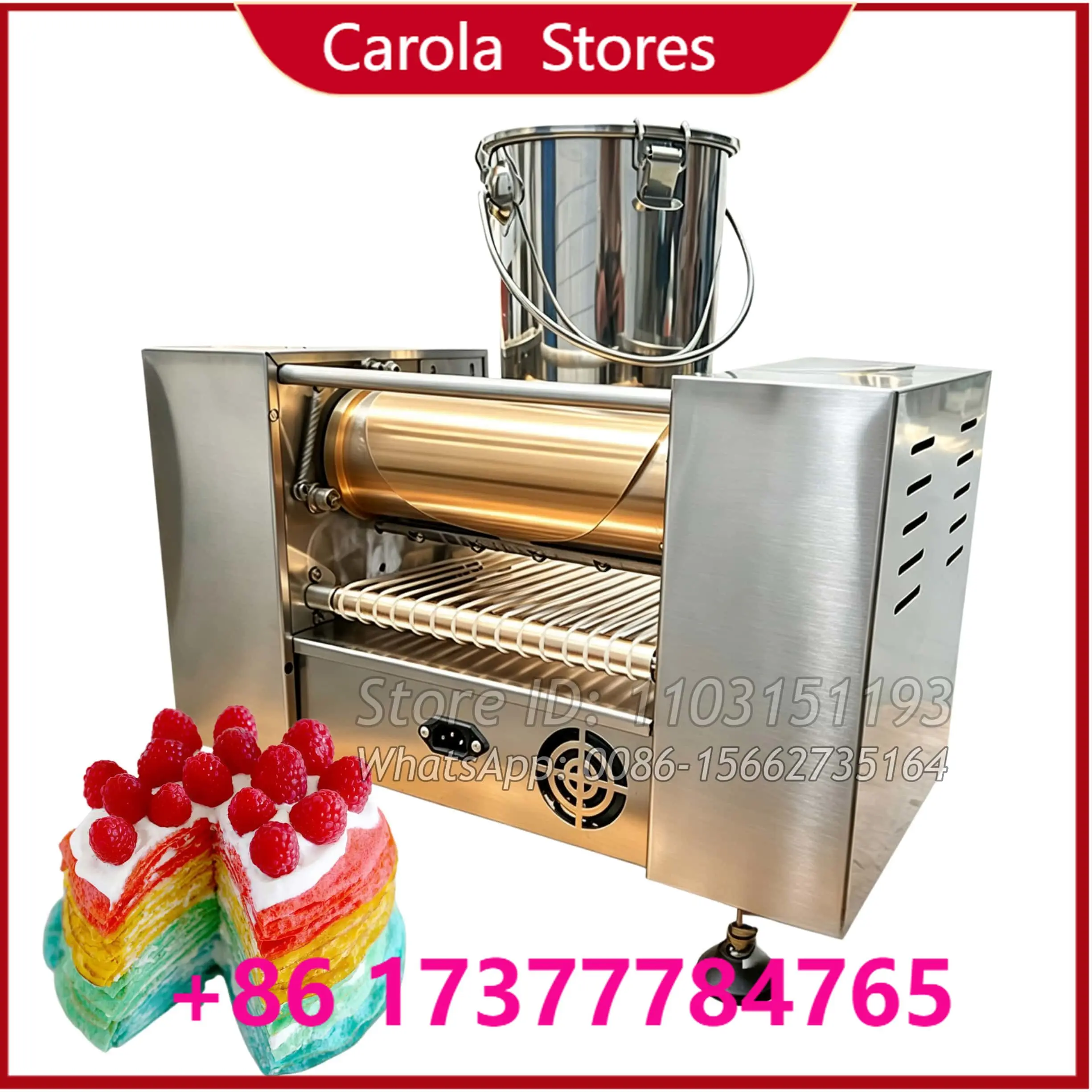 Crepe Cake Base Maker Automatic Continuous Mille Crepe Cake Durian Mille-Feuille Pastry Press Maker Machine