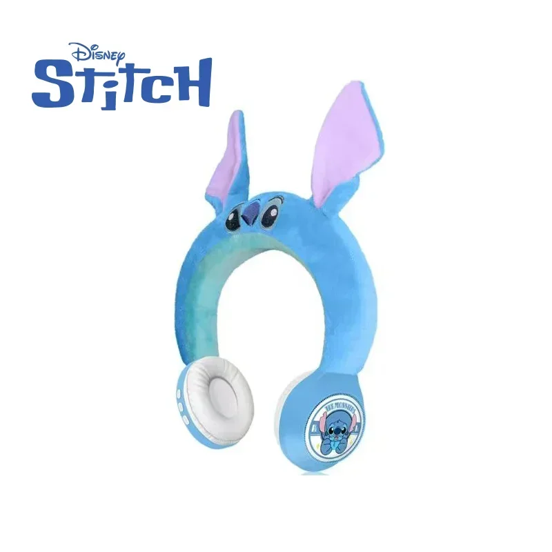 

Disney Stitch Bluetooth наушники плюшевые беспроводные накладные наушники игровая музыка аниме мультфильм HIFI гарнитуры детский подарок WBK-841