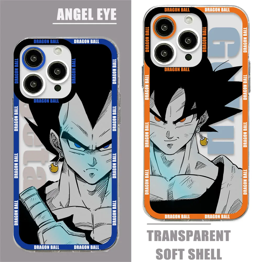 Anime Dragons Balls Gokus Phone Case For iPhone 15 12 13 14 Mini 11 Pro Max X XR XS 7 8 6 S Plus Soft Silicone Transparent Cover