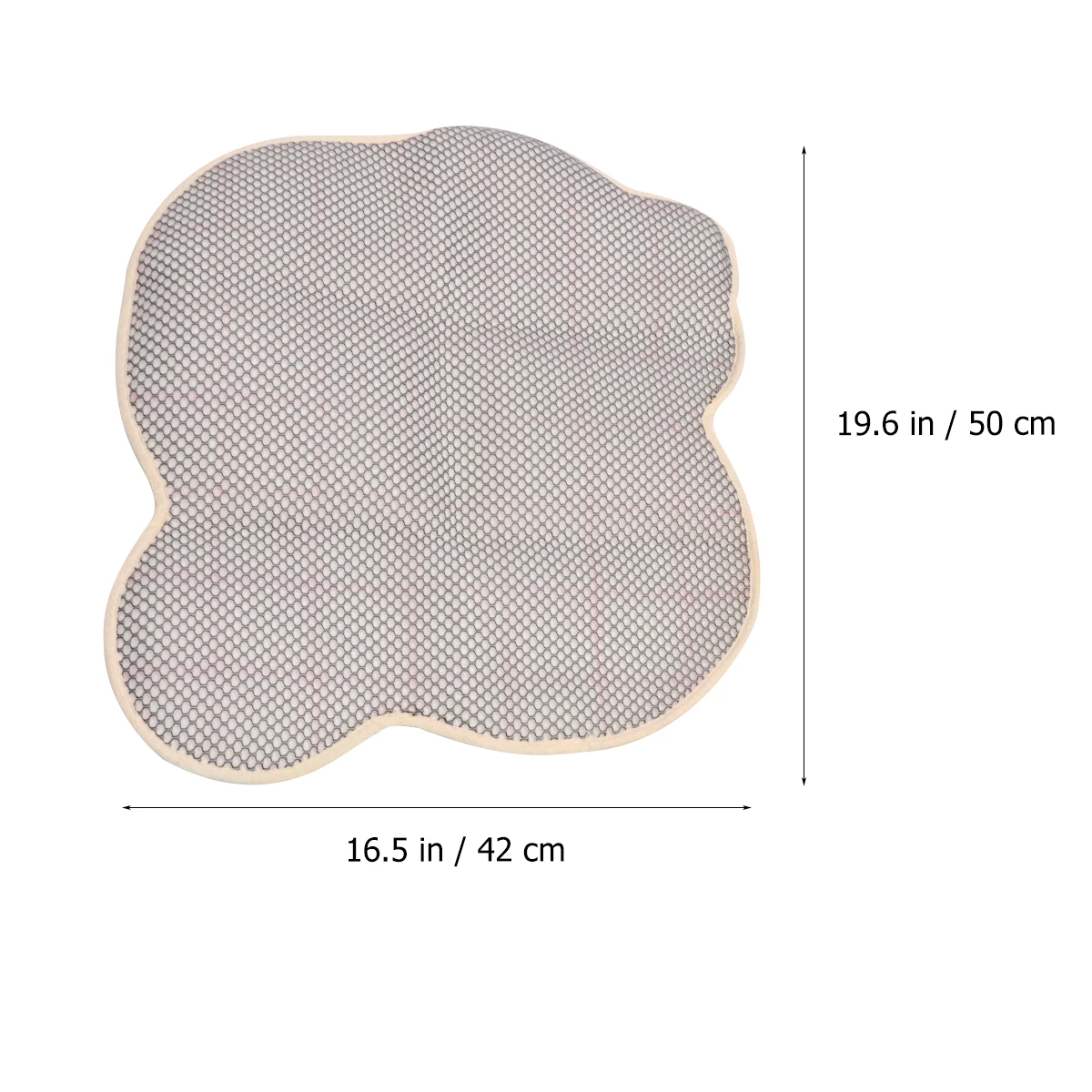 

1 Set 50x42cm DIY Embroidery Cushion Handmade Embroidered Carpet Material Package for Home Decoration（Sky-blue）