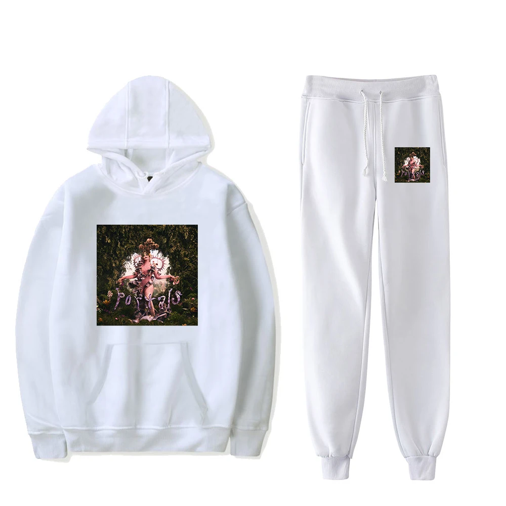 Melanie Martinez Portals Hoodie Jogger Pants Two Piece Set Sweatshirts+Sweatpants 2023 New Music Album Women Men's Sets