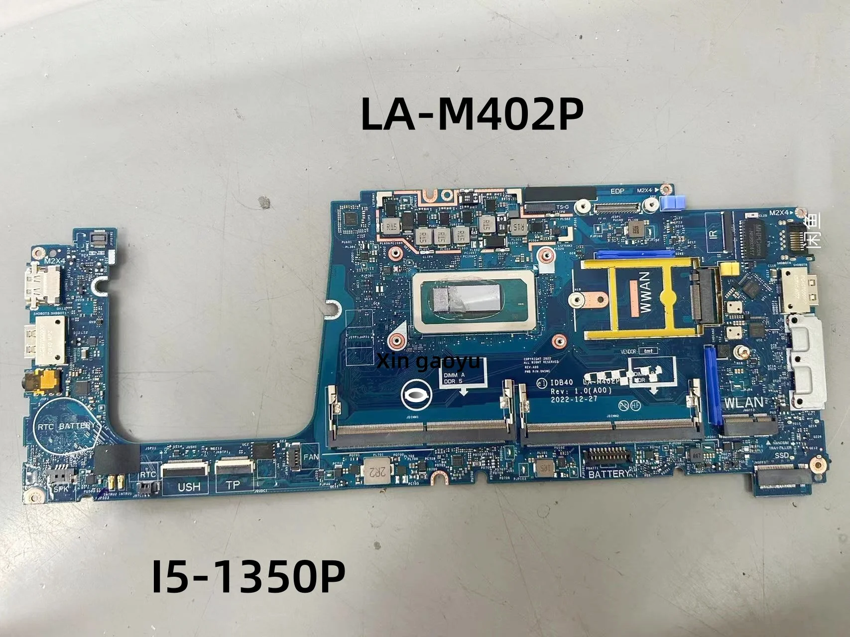 LA-M402P original para dell p3480 portátil placa-mãe I5-1350P notebook mainboard 100% testado ok