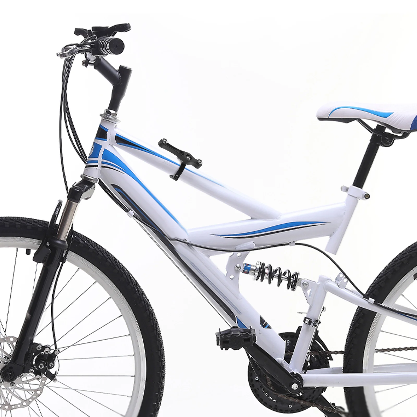 

1Set Aluminum Alloy Bike Water Bottle Holder Adapter Versatile Quick Install Mount Clamp for Bicycle E-Bike Motorcycle