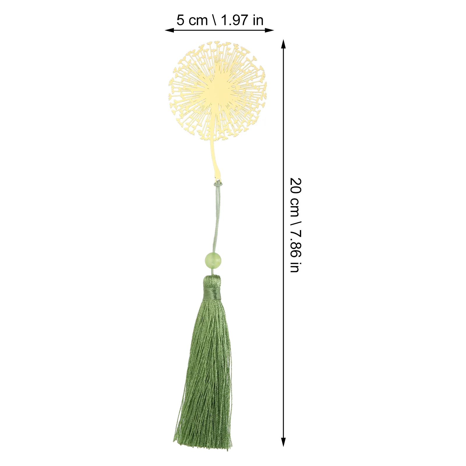 Segnalibro con tarassaco fresco Segnalibri per bambini Amanti del metallo girasole Estetici