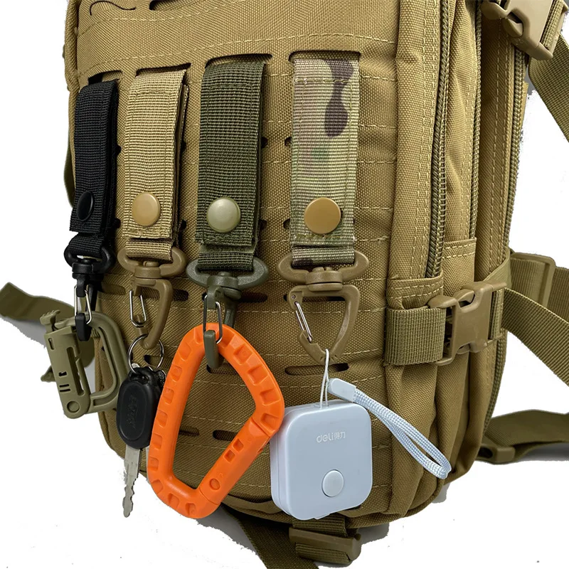 

Легкий брелок для ключей, D-образное кольцо, защелкивающийся зажим, карабины, брелок для ключей, пряжка, уличный держатель для ключей для скалолазания, мужской EDC, тактический