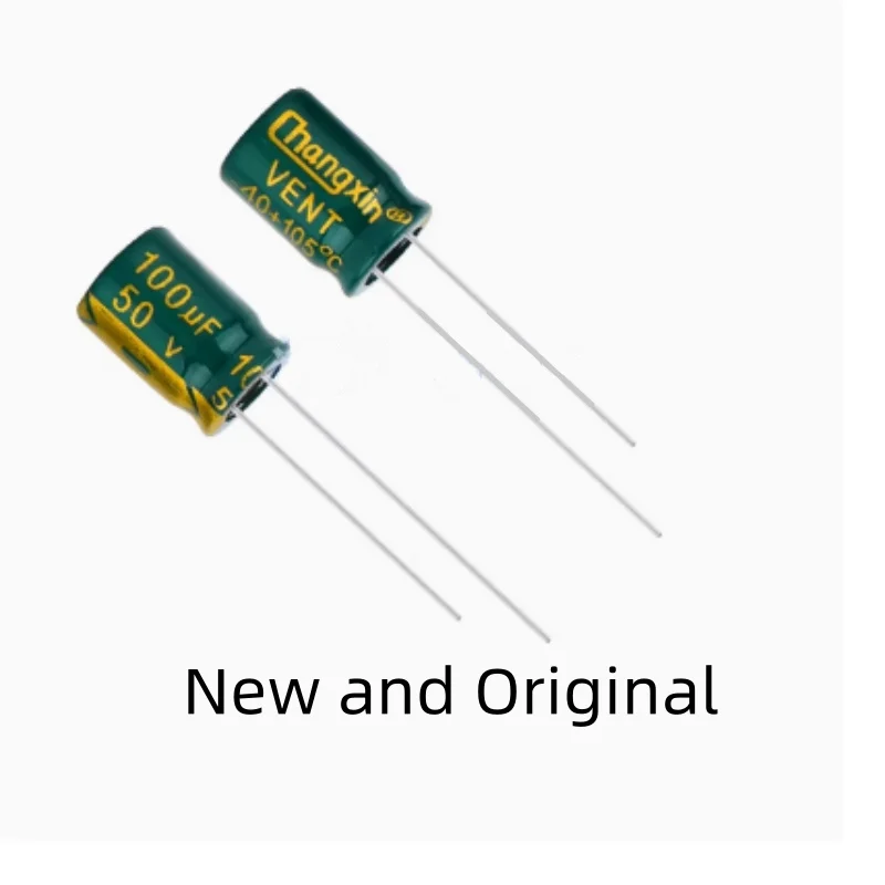 

High frequency,low resistance,long-life direct insertion electrolytic capacitor 100UF 50V 8X12