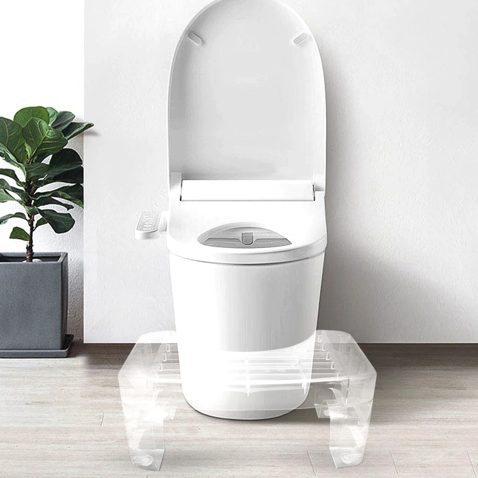 

Squatting Foot Stool Durable Stable Potty Stool Toilet Footstool for Home Bathroom Bathroom Supplies Home Footstool