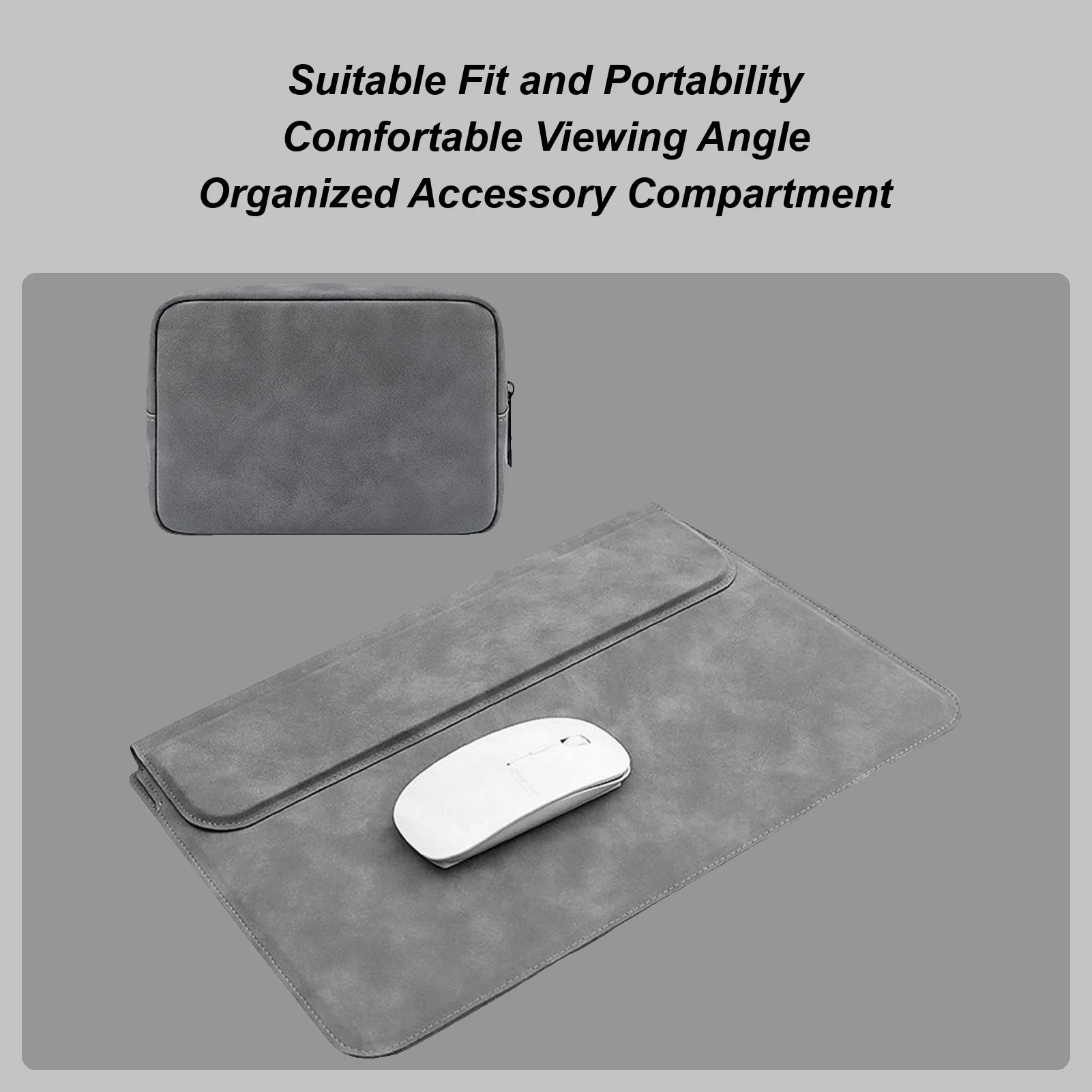 

13,3-дюймовый многофункциональный внутренний вкладыш для ноутбука с сумкой для хранения кабеля-органайзером с магнитной пряжкой для MacBook