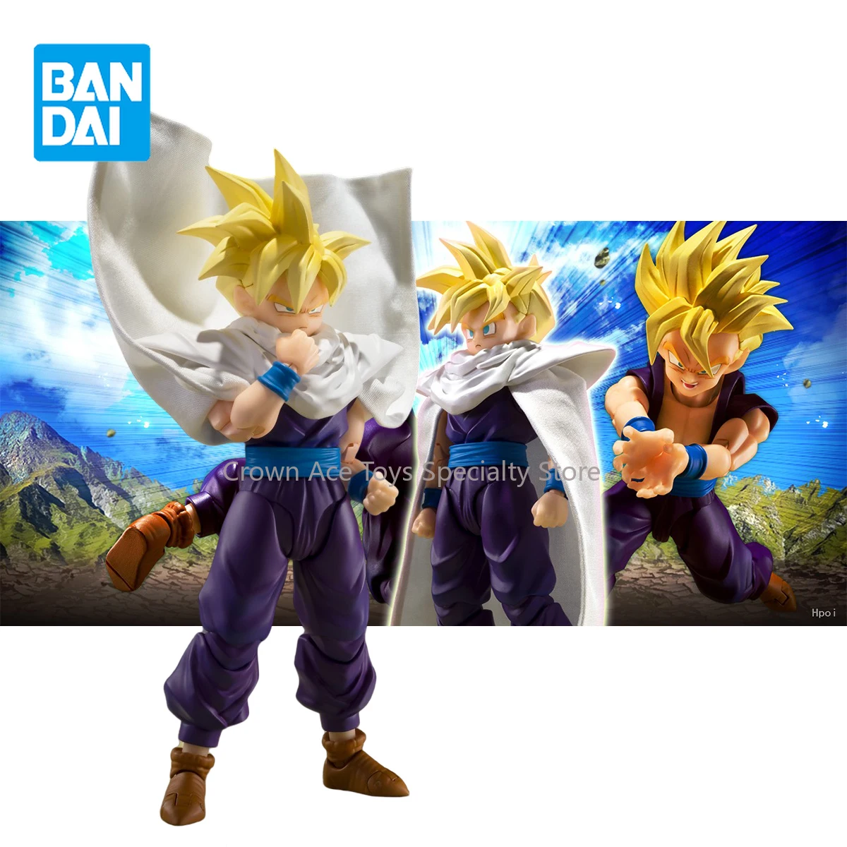 

Bandai Anime Figures Dragon Ball Z S.H.Figuarts SUPER SAIYAN SON GOHAN THE FIGHTER WHO SURPASSED GOKU Action PVC Trendy Toy Gift