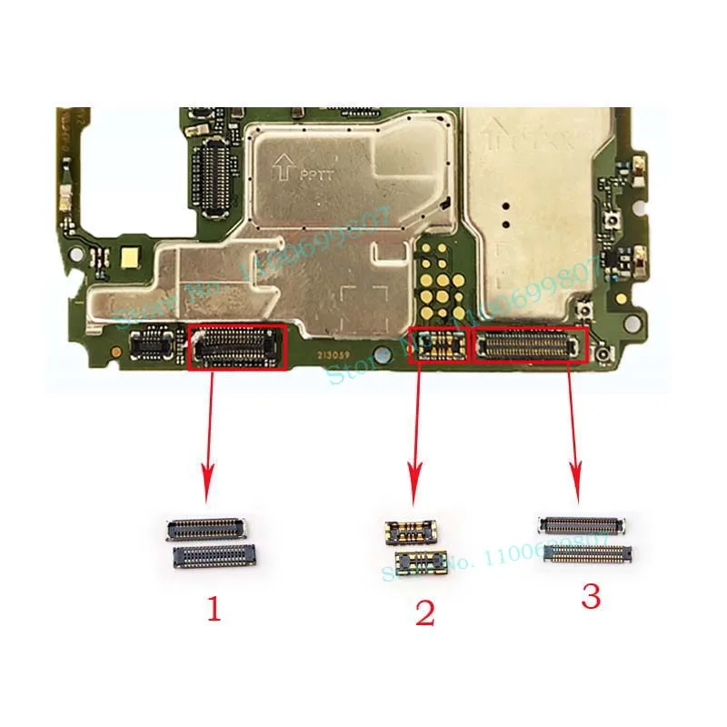 

LCD Display Screen FPC Connector For Huawei Honor 10 Lite USB Charger Charging Contact Plug connector