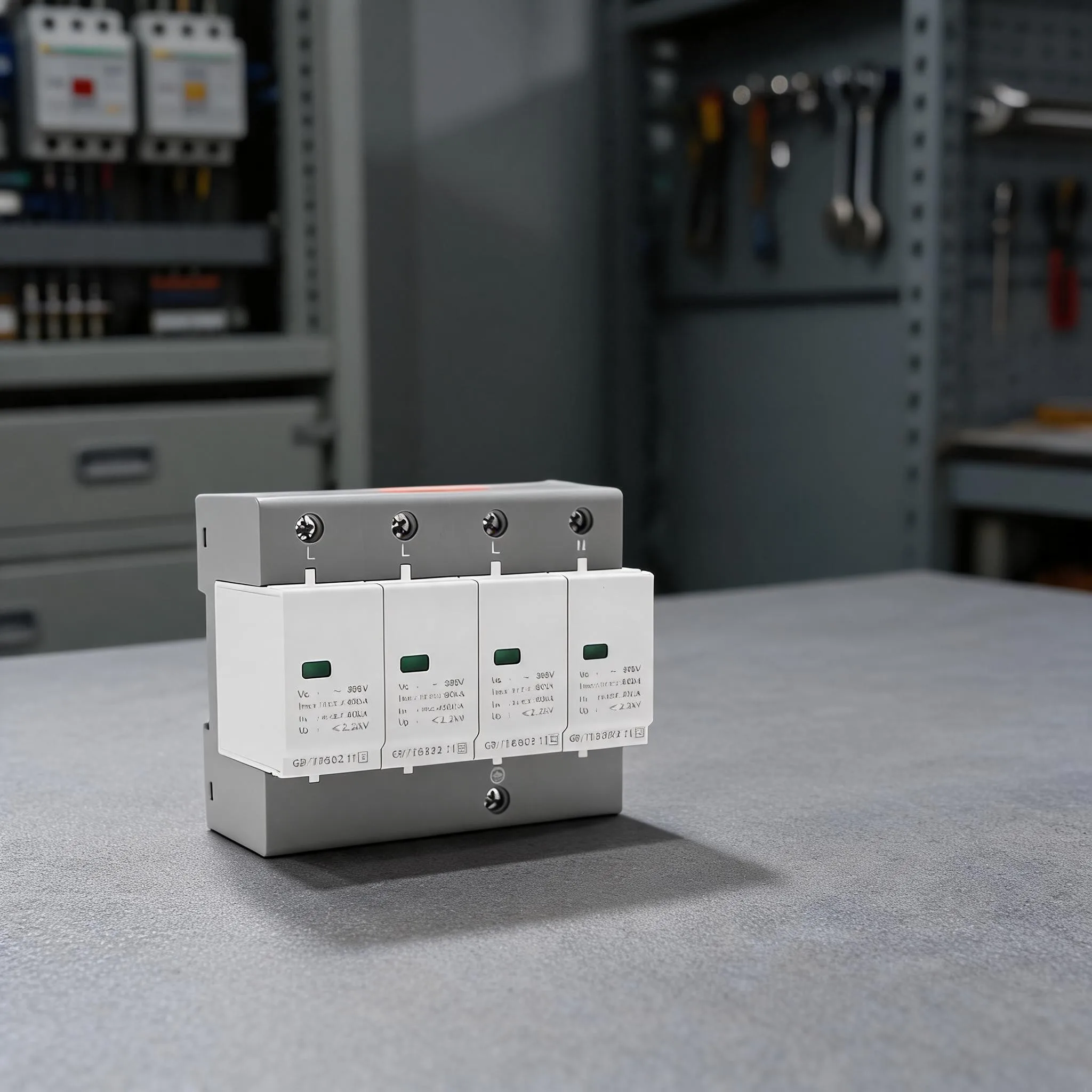 SP1-80B 4 Pole For surge Protective Device for Household Electrical Installations 385V AC 40kA 8 20us 2.2kV Up