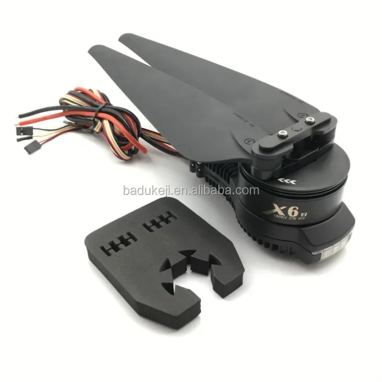 Original Hobbywing X6 Power System With ESC Propeller For Agricultural Drone Motor 30mm Tube Adapter Motor Mount Combo