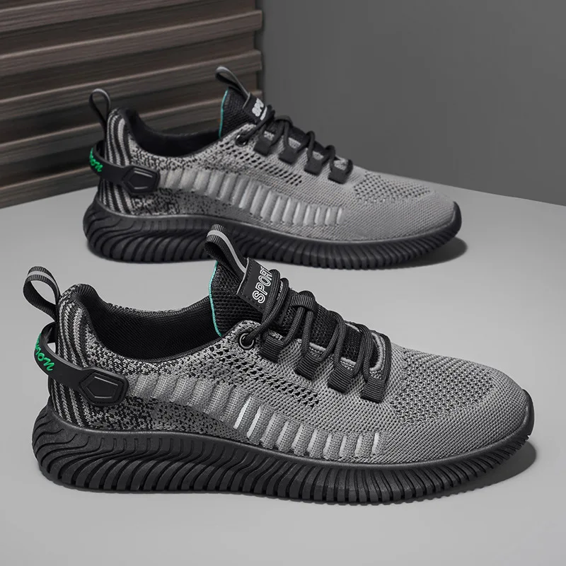 

Men's Shoes Summer Mesh Breathable Casual Shoes Light Comfortable Walking Flats Men's Sneakers Large Size 39-46 Tenis Masculino