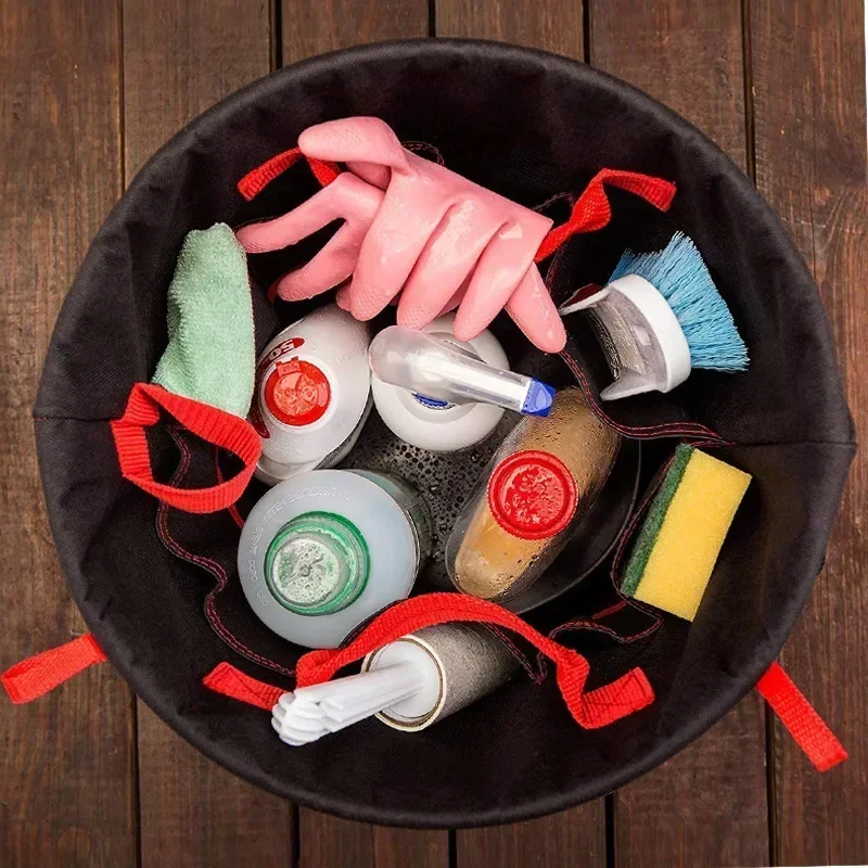 Nuovo portatile 1680D Oxford Panno Borsa degli attrezzi di grande capacità Handware Giardino Secchio Organizzatore Piantare Puntelli Cestini Posizionamento Borsa degli attrezzi