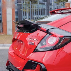 High Gloss Black Rear Wing Spoiler for Honda 10th Civic 5-Door Hatchback Fastback 2015 - 2020 FK4 FK5 FK6 FK7 FK8 FK9