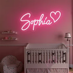 Custom Led Name Sign Gift for Kid Custom Name SignsTeenage Gift Led Neon Sign for Wall Room Decoration Bedroom Personalized Gift