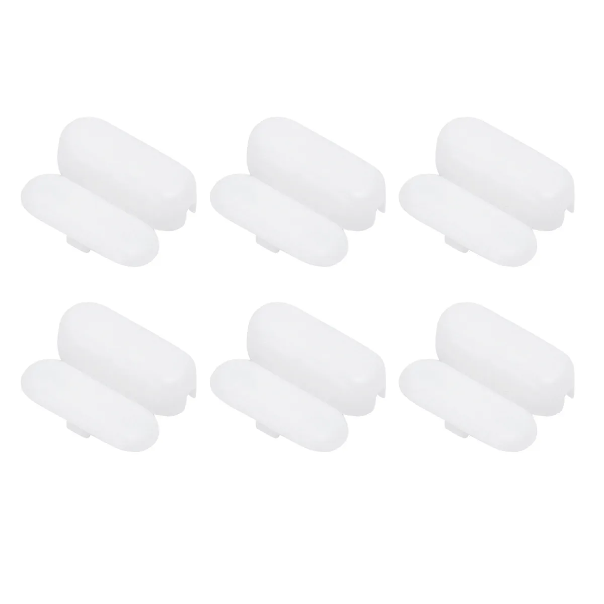 100Pcs Vertical Blind Ball Chain Connectors White Plastic Bead Curtain Buckle Replacement for Roller Roman Blinds Home Office