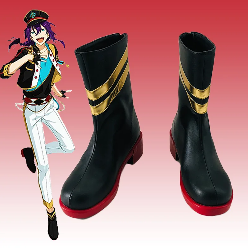 유 코스프레 스토어 에어라베 코스프레 신발할로윈 유니폼 파티 맞춤형 소년 소녀 합성 가죽 신발