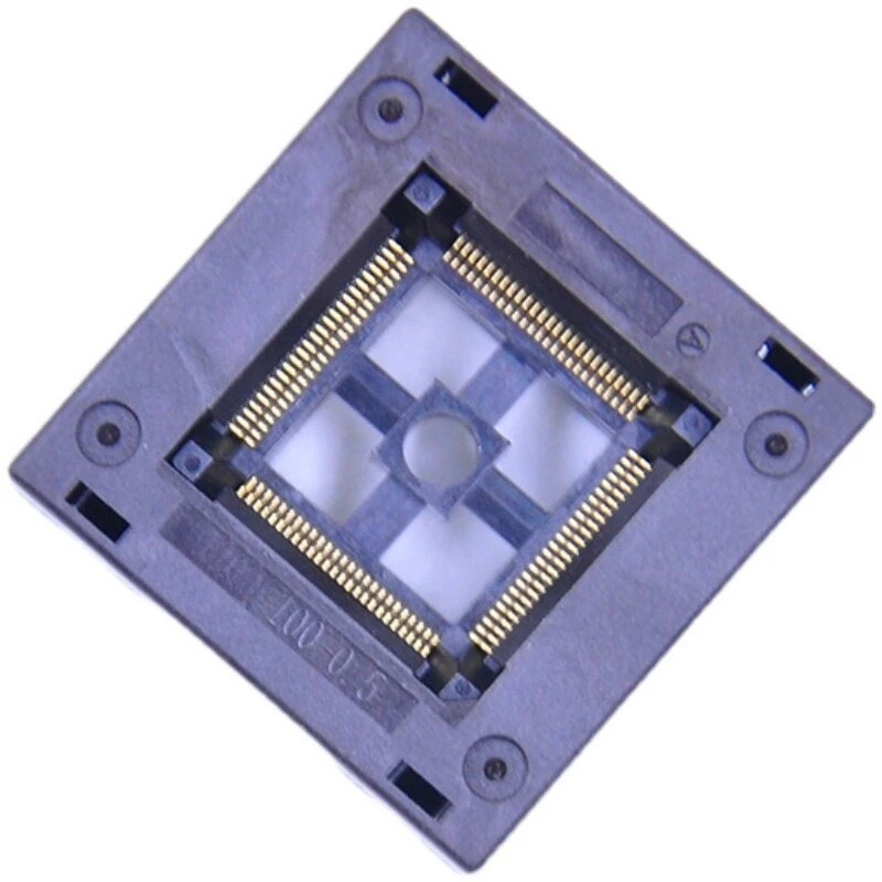 LQFP100 test seat TQFP- 100-0.5 burning seat IC aging seat TQFP100 programming