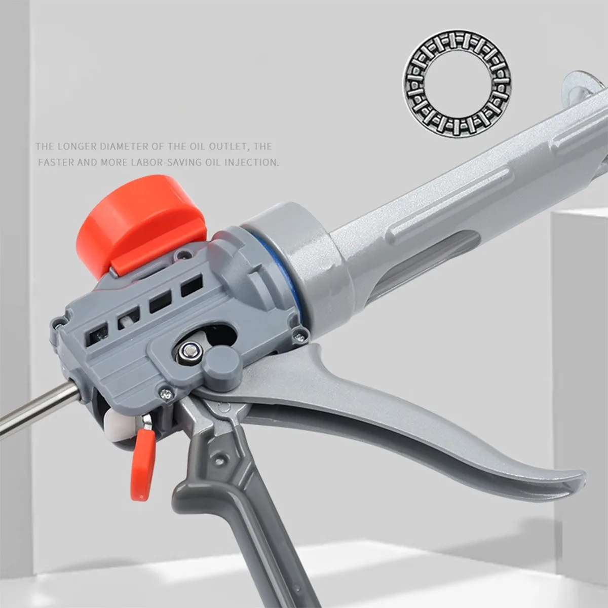 New Sealing Gun, Glass Glue Gun with 11 Bearings, Automatic Glue Breaking, Glue Dispensing Tool, Sealing Tool