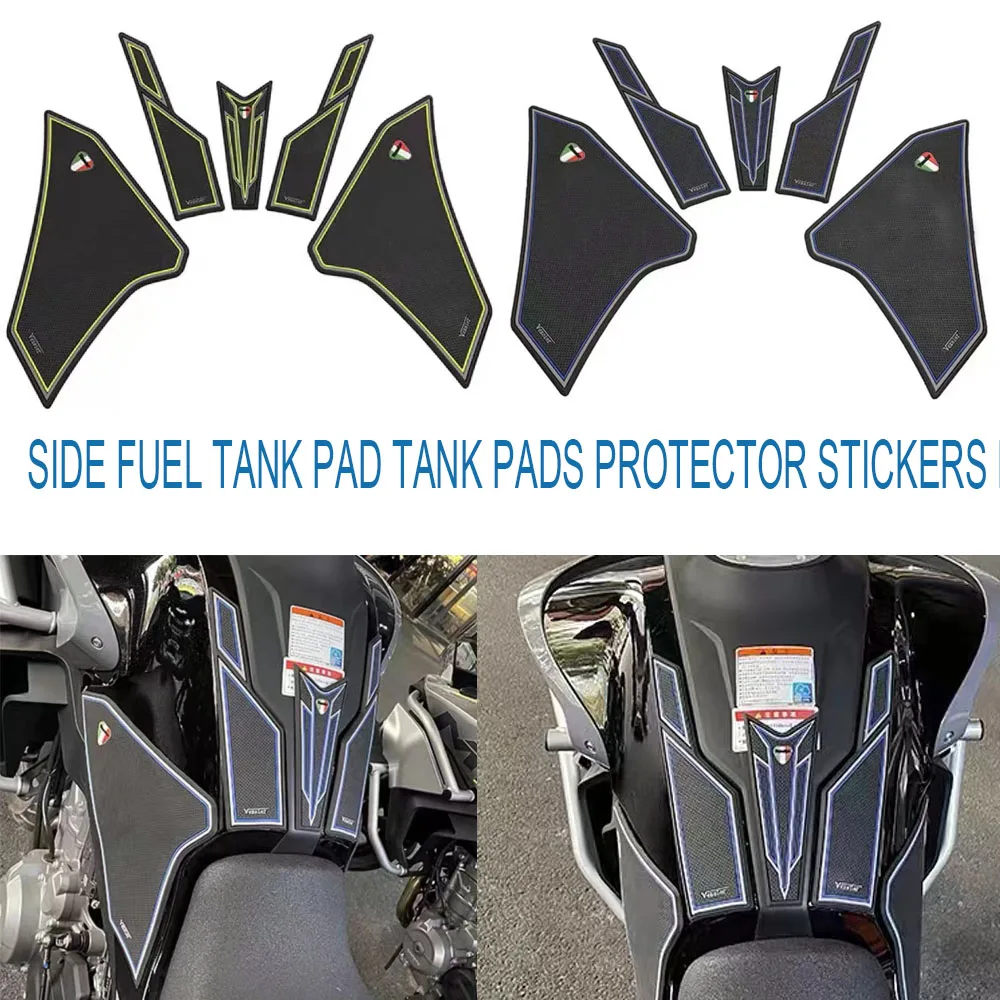 

Motorcycle Tank Pads Protector Sticker Decal Gas Knee Grip Tank Traction Pad For CFMOTO 800MT CF800MT CF 800 MT