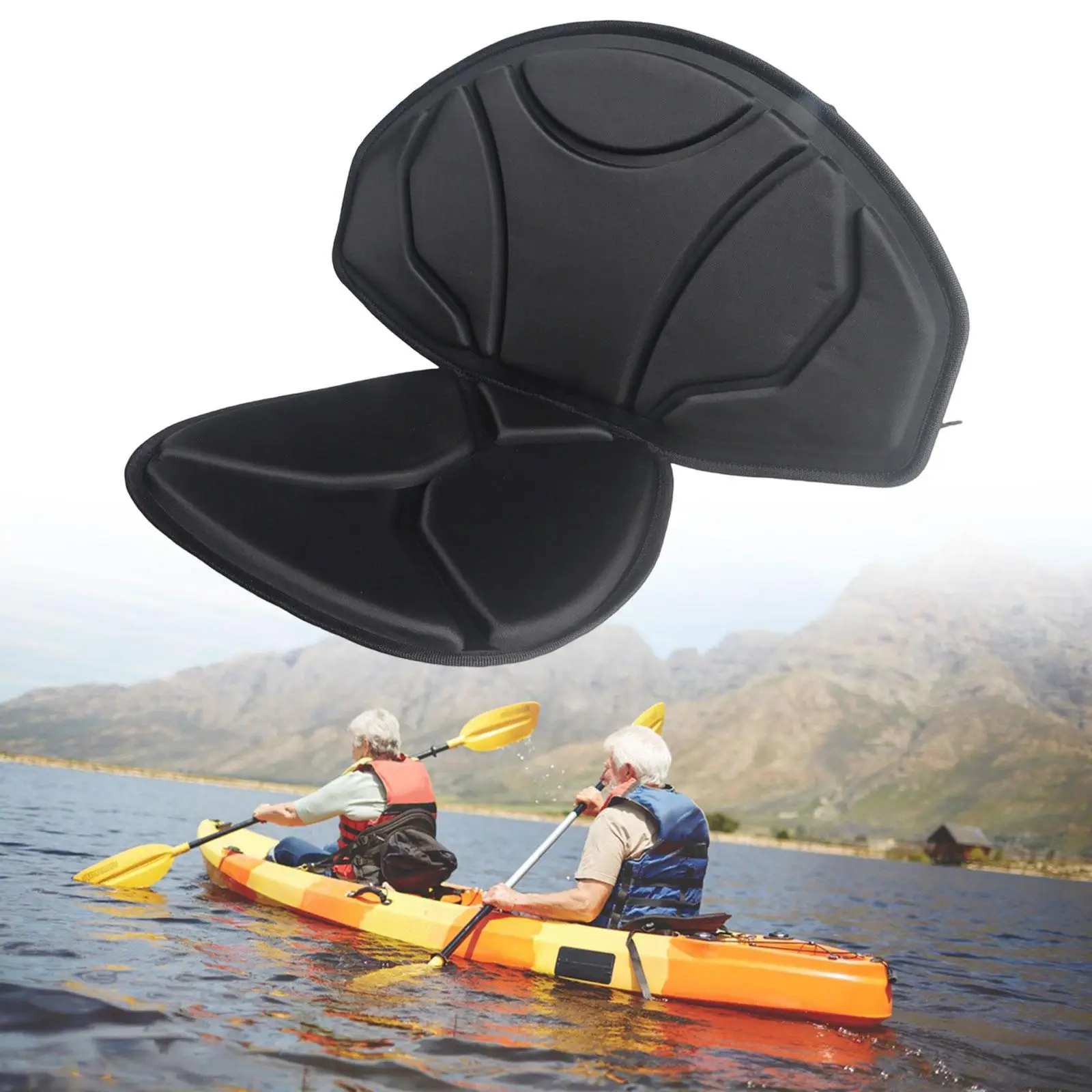 Kayak Seat Cushion Paddle Board Seat Premium Easily Install Adjustable for Rafting Water Sports Kayaking Stand up Paddleboard