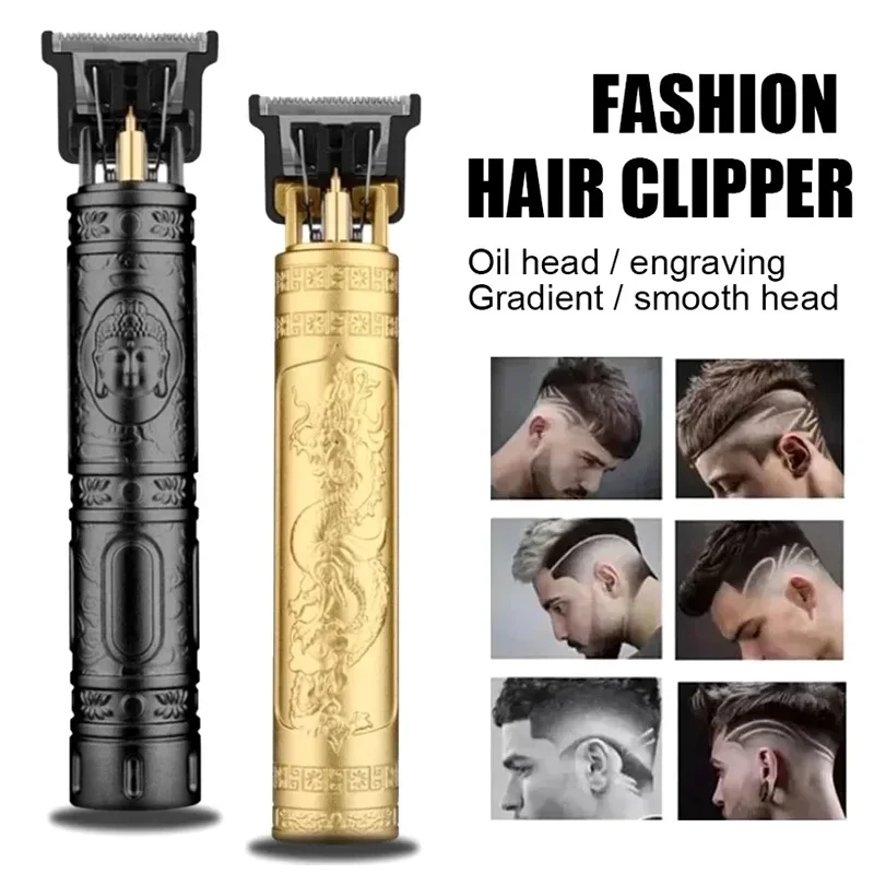 Professional Hair Clipper for Men Precision Electric Shaver T9 Accessories USB Fast Charging Beard Body Hair Trimmer